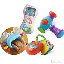 리시안제이 아기 장난감 4종 선물 세트 생후 9개월 장난감 돌아기 장난감