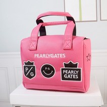 예니브2022 pg 새로운 가죽 골프 가방 남성과 여성을위한 야외 스포츠 보관 핸드백 범용 골프 의류 가방, 로즈 레드