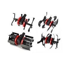 예초기 회전날 조립부품 잔디깎이 정원 관리기 보행식, 도랑 칼날 1 쌍, 1개