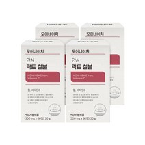 모어네이처 철분제 천연 임산부 식물성 유기농 부원료 철분 영양제 60정 2개월분, 4box