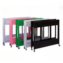 접이식 행사매대 이동식 좌판대 마트 플리마켓 가판대 간이부스 진열대 판매대, 대형 화이트