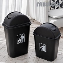 패블러스 공간활용 인테리어 쓰레기통 슬림, 상세설명 참조, 슬림 30리터 블랙