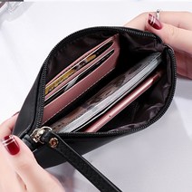 통장지갑 통장 스트랩 클러치 장지갑 여성 핸드폰지갑