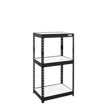 몬스터랙 600x400x1200 3단 선반 철제선반 조립식앵글 베란다선반 조립식선반 앵글선반 랙, 블랙(FD)