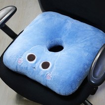 헬로캣 네모방석 구멍뚫린 도넛 차량용 쿠션