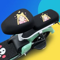 기타자전거용품 기타자전거용품 전동차 여름 씨트커버세트 전기자전거 방수 자외선차단 등받이덮개 열차단통기 인터넷 버스 시트커버, T15-원형헤드 앞좌석뒷좌석-미소, 기본