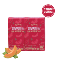 씨스팡 혈관팔팔 칸탈로프 멜론SOD 30정 2박스 1개월분, 단품