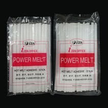 더이안 글루건심 핫멜트접착제 1봉(600g) 대/11mm 소/7mm 글루스틱, 대 11mm