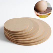 전기물레 세라믹 블랭크 건조 보드 목재 섬유 압축 도자기 휠 백킹 드로잉 및 트레이 15 cm 20