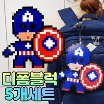 복돼지마켓 디폼블럭 5개 세트, 블랙퓨마맨