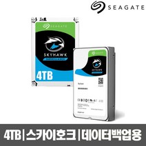 씨게이트 스카이호크 하드디스크 데이터백업용 HDD, 4TB, ST4000VX016