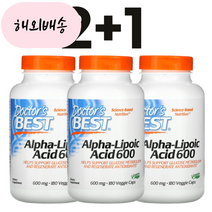 닥터스베스트 알파리포산 600mg 180캡슐 3개, 180개