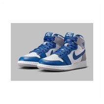 Air Jordan 1 Retro High OG True Blue Grey White FD1437-410 (GS) Youth Shoes
