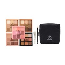 3CE 멀티 아이 컬러 팔레트 10color 택1+퍼퓸 샘플+아이브러쉬+큐브 파우치, SOME DEF