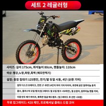 ATV 사륜바이크 150cc 엔진 전지형 이륜 오프로드 모터사이클 미니 미드십 고연비 산악 경기모, 02 세트2