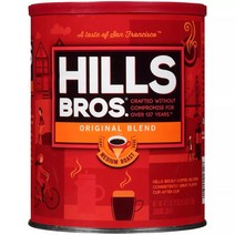 Massimo Zanetti 마시모자네티 힐스 브로스 오리지널 블렌드 그라운드 분쇄커피 1.21kg Hills Bros. Original Blend Ground Coffee