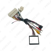 현대 엔시노 IX35 투싼 기아 K3 스테레오 플러그 배선 하네스용 카 오디오 16PIN DVD 플레이어 전원 케이블, 03 AB cable-canbus box