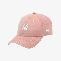 [뉴에라 키즈] 13356157 MLB 코듀로이 뉴욕 양키스 언스트럭쳐 볼캡 핑크 아동모자