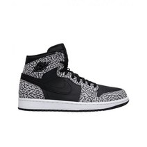 남성 스니커즈 조던 1 레트로 하이 블랙 엘리펀트 프린트 Jordan Retro High Black Elephant Print