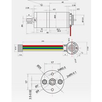하이보1마력GM25-370 마이크로 DC 기어 모터 6V 12V 24V 인코더 속도 측정 코드 플레이트 선물 브래킷, 09 39rpm_01 6V