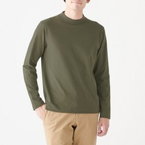 무인양품 남성용 저지 하이넥 긴소매 티셔츠 M9AB902