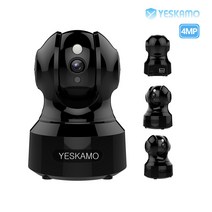 YESKAMO 예스카모 홈 IP카메라 최고화질 실내외용 감시카메라 보안용 무선 CCTV, KR-825-C-4M-Hei-선택11