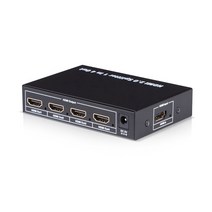 이지넷유비쿼터스 UHD 1대4 HDMI 2.0 모니터 분배기 NEXT-404SP4K60, 1개, 블랙