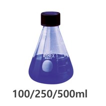 중학교 과학실용 밀폐용 시약보관 삼각비이커 실험기구 도구 반응 실기 연구실, 250ml