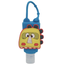 풀템 손소독제 케이스 용기 공병 키링 휴대용 고리, 5번 다이노