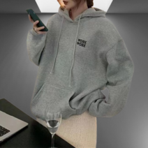 여성용 후드 워크 기모후드 포켓 후드티