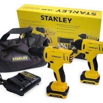 스탠리 충전드릴 임팩 콤보세트 SCDI12S2 (10.8V) [아이리스] #983EA 디월트전동공구, 본상품선택