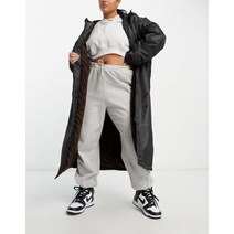 ASOS Curve 애니멀 프린트 보그 라이닝 블랙 색상의 DESIGN 커브 레인 코트