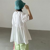 퍼프 소매 인형 셔츠