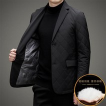 남성 정장 칼라 싱글 브레스트 비즈니스 캐주얼 다운 재킷 2022 남성용 화이트 덕 코트 브랜드 의류 신제품 90%