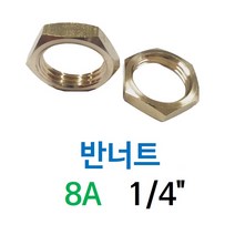 신주 반너트 8A 1/4 PT너트 배관너트 인치너트 수도 배관 자재 NUT