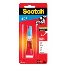 3M 강력 본드 순간 접착제 초강력 젤형 AD122, 3M 순간접착제 초강력 젤형 AD122