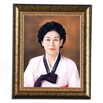 영정사진 합성 복원 납골당액자 추모위패 사진