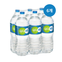 풀무원샘물 워터루틴 생수 2L 2리터, 6개