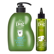 알프레독 화이트 샴푸 린스 하얀견종용 500g + 귀세척제 150ml, 1세트