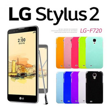 LG 스타일러스2 프리미엄 컬러 젤리 케이스 F720, 화이트, 없음