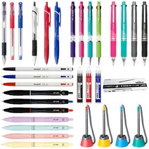 볼펜모음/제트스트림/제트라인/모나미/문화/파이롯트, 02) 자바 볼펜, 08) 0.5mm 제트라인 흑 (2개)