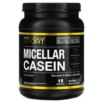 캘리포니아 골드 뉴트리션 미셀라 카제인 단백질 무맛 느린 흡수 454g(16oz), 1PACKAGE, 상세설명참조