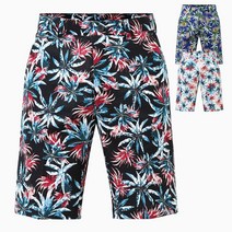 야자수 반바지 린넨 5부 여름 팬츠 바캉스룩 비치 웨어 휴양지 패션 여행 코디 P125