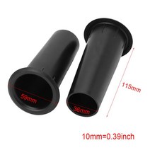2pcs 스피커 포트 튜브베이스 반사 벤트 환기 커넥터 45x115mm 서브 우퍼 우퍼 우퍼 상자 액세서리