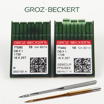 100PCS 재봉틀 바늘 DBX1 16X257 Groz-Beckert Gebedur 티타늄 바늘 For Computerized Lockstitch JUKI BROTHER SINGE, 12 DBX1 100 16 Silver