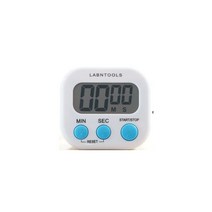 블럭마트 조리용 자석 주방 전자타이머, 화이트, 1개