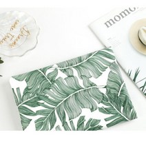 혜인천 DTP 면 20수 트로피컬리프 그린