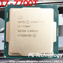 리퍼 CPU 오리지널 인텔 코어 CPU 프로세서 I7-7700T 쿼드 2.90GHz 8MB 캐시 I7 LGA1151, 한개옵션0