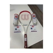 키트 포 윌슨 프로 스태프 97L V14 테니스 라켓 공 손에 든 댐퍼
