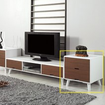 [우아미가구] 주나 협탁 2단, 색상:오크